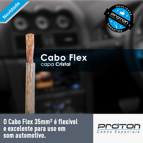 Cabo Flex, capa Cristal, 35mm²