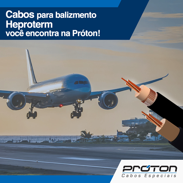 Cabos para balizamento Heproterm você encontra na Próton!