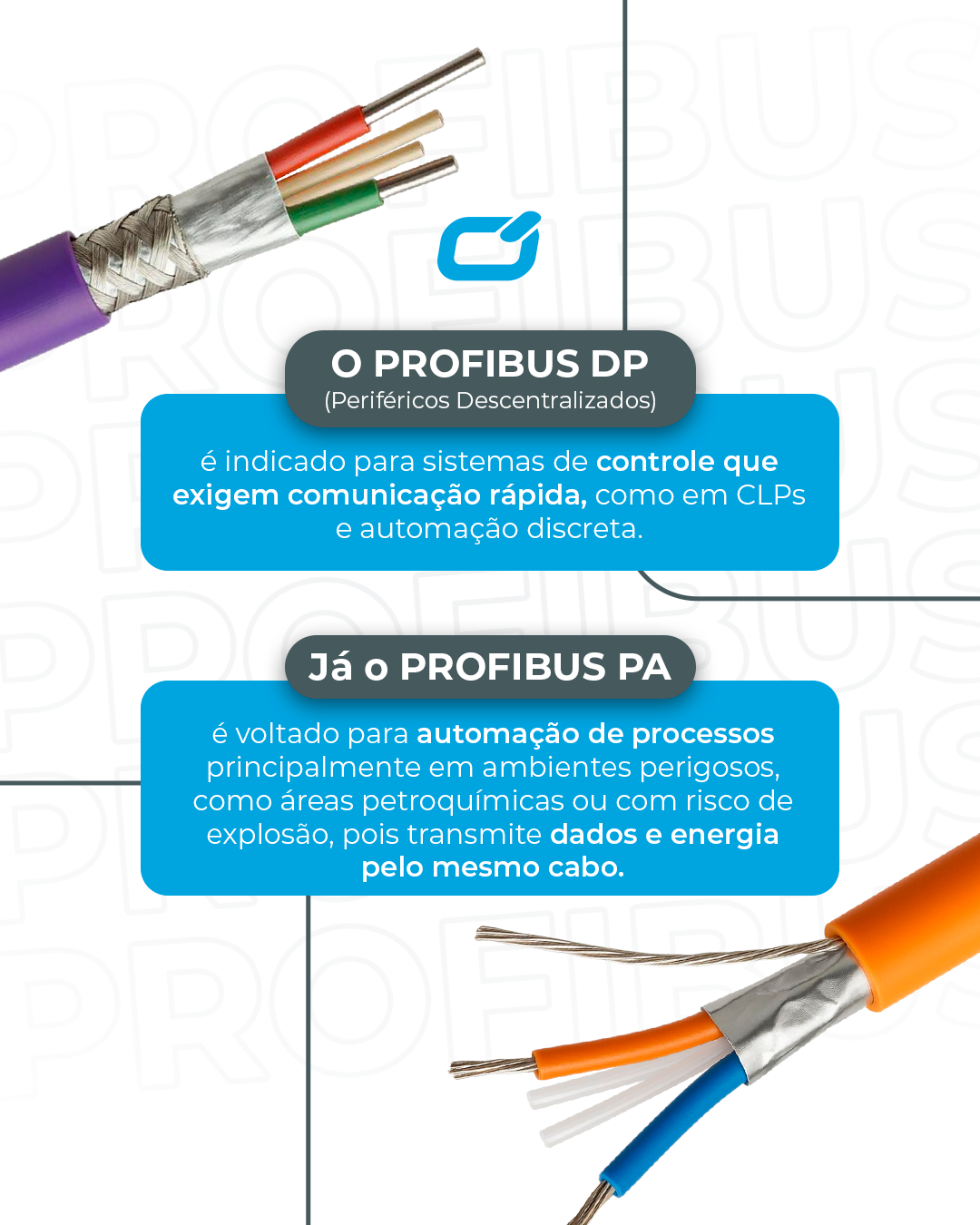 Cabo PROFIBUS: DP ou PA? Qual a melhor escolha para o seu projeto?